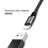 Baseus Yiven Nylon harisnyázott USB/ Lightning kábel 2A 1.8m fekete (CALYW-A01) - 2. kép