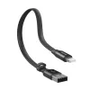 Baseus Nimble lapos USB / Lightning kábel 2A 23Cm fekete (CALMBJ-B01) - 1. kép