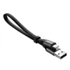 Baseus Nimble lapos USB / Lightning kábel 2A 23Cm fekete (CALMBJ-B01) - 2. kép