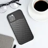  Samsung A12 fekete tok Thunder fokozott védelmet biztosító flexibilis TPU - 3. kép