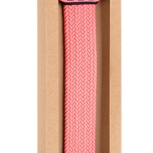 Tactical 752 String Band szövet óraszíj Apple Watch 1/2/3/4/5/6/7/8/SE 38/40mm méret L pink