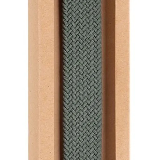 Tactical 764 String Band szövet óraszíj Apple Watch 3/4/5/6/7/8/SE 38/40/41 mm méret XL zöld