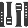 Tactical 789 Szilikon óraszíj csattal Apple Watch 3/4/5/6/7/8/SE 38/40/41 mm fekete - 1. kép