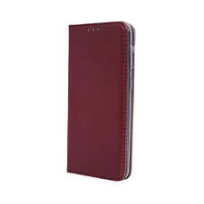 HUAWEI P30 LITE Eco Leather mágneses fliptok burgundy