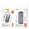 Dudao 11in1 multifunkciós HUB USB Type-C - USB Type-C PD 60W / HDMI / 3.5mm mini jack / 1x USB 2.0 / SD - micro SD kártyaolvasó / VGA / RJ45 / 3x USB 3.2 Gen 1 szürke (A15Pro) - 0. kép