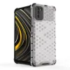 Honeycomb armor TPU tok Xiaomi Poco M3 átlátszó - 2. kép