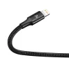 Micro USB Type-C - Lightning/ USB Type-C/ Micro USB kábel 1.5m fekete Baseus Rapid 3in1 (CAMLT-SC01) - 2. kép