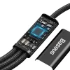 Micro USB Type-C - Lightning/ USB Type-C/ Micro USB kábel 1.5m fekete Baseus Rapid 3in1 (CAMLT-SC01) - 3. kép
