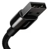 Baseus Tungsten USB - Lightning kábel 2.4A 2m fekete (CALWJ-A01) - 4. kép