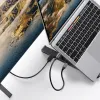 Ugreen X-Kit Laptop állvány, dokkolóval USB Type-C HUB - 2xUSB 3.2 Gen 1 / HDMI 4K 30Hz 3D / SD-microSD kártyaolvasóval fekete (80551) - 2. kép