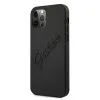 iPhone 12 Pro Max Guess GUHCP12LRSAVSBK Saffiano Vintage tok fekete - 1. kép