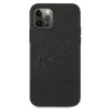 iPhone 12 Pro Max Guess GUHCP12LRSAVSBK Saffiano Vintage tok fekete - 2. kép