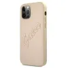 iPhone 12 Pro Max Guess GUHCP12LRSAVSLG Saffiano Vintage tok arany - 0. kép
