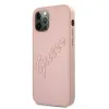 iPhone 12 Pro Max Guess GUHCP12LRSAVSRG Saffiano Vintage tok pink - 0. kép