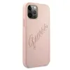 iPhone 12 Pro Max Guess GUHCP12LRSAVSRG Saffiano Vintage tok pink - 2. kép
