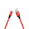 Hoco Lightning - USB X14 Speed 2m kábel piros/fekete - 3. kép