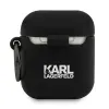 Karl Lagerfeld RSG KLACA2SILRSGBK AirPods 1/2 szilikon tok fekete - 0. kép