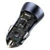 Baseus Golden Contactor Pro Autós szivargyújtós töltő USB Type-C / USB 40W PD 3.0 QC 4.0 + SCP FCP AFC szürke (CCJD-0G) - 3. kép