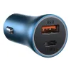 Baseus Golden Contactor Pro Autós szivargyújtós töltő USB Type-C / USB 40W PD 3.0 QC 4.0 + SCP FCP AFC kék (CCJD-03) - 2. kép