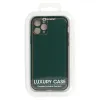 Samsung S21 Ultra Tel Protect Luxury szilikon tok sötétzöld - 1. kép