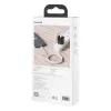 Baseus Cafule Metal nylon harisnyázott USB Type-C/ Lightning kábel PD 20W 1m fehér (CATLJK-A02) - 3. kép