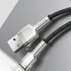 Baseus Cafule Metal nylon harisnyázott USB/ Lightning kábel 2.4A 1m zöld (CALJK-A06) - 2. kép