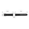 Ringke Rubber One óraszíj Apple Watch 4/5/6/7/8/SE/Ultra (42/44/45/49mm) black (AW-B-44-10) - 4. kép