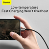 Baseus Tungsten USB - Lightning/ Micro USB/ USB Type-C kábel 3.5A 1.5m fekete (CAMLTWJ-01) - 3. kép