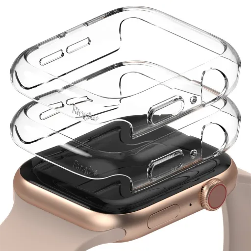 Apple Watch 6 40mm / 5 40mm / 4 40mm / SE 40mm Ringke Slim Watch tok 2x átlátszó (S512R52)