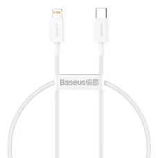 Baseus Superior USB Type-C - Lightning kábel PD 20W 0.25m fehér (CATLYS-02)