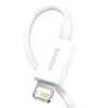 Baseus Superior USB - Lightning kábel 2.4A 2m fehér (CALYS-C02) - 1. kép