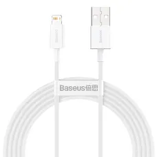 Baseus Superior USB - Lightning kábel 2.4A 2m fehér (CALYS-C02)