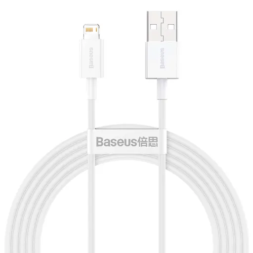 Baseus Superior USB - Lightning kábel 2.4A 2m fehér (CALYS-C02)