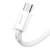 Baseus Superior USB - USB Type-C kábel 6A 66W 1m fehér (CALYS-02) - 1. kép