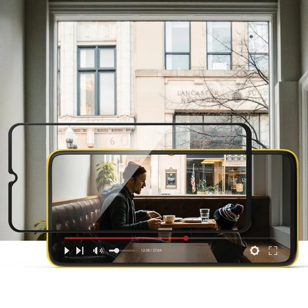 Xiaomi Poco M3 / Xiaomi Redmi 9T Ringke Invisible Defender ID kijelzővédő üvegfólia (G4as041) - 12