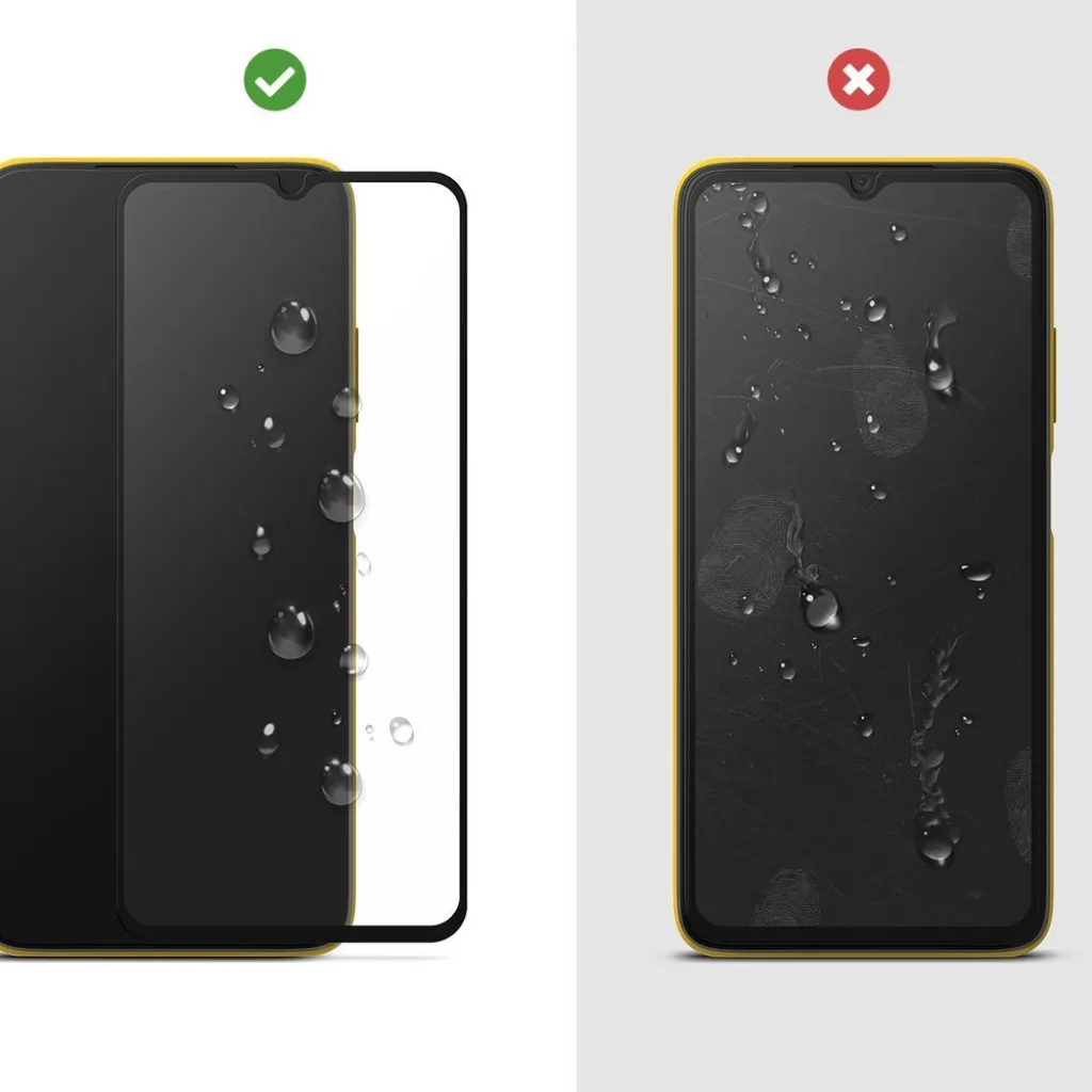 Xiaomi Poco M3 / Xiaomi Redmi 9T Ringke Invisible Defender ID kijelzővédő üvegfólia (G4as041) - 7