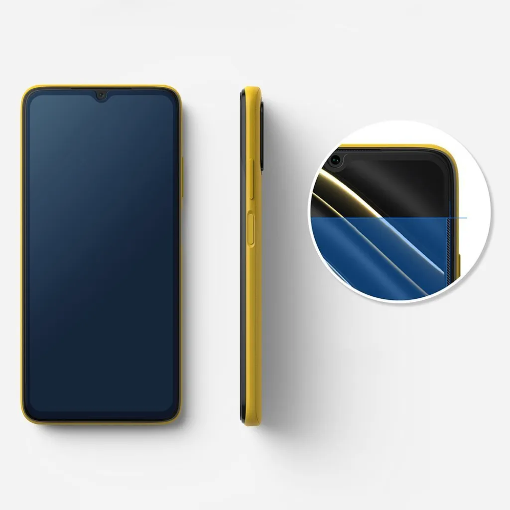 Xiaomi Poco M3 / Xiaomi Redmi 9T Ringke Invisible Defender ID kijelzővédő üvegfólia (G4as041) - 9