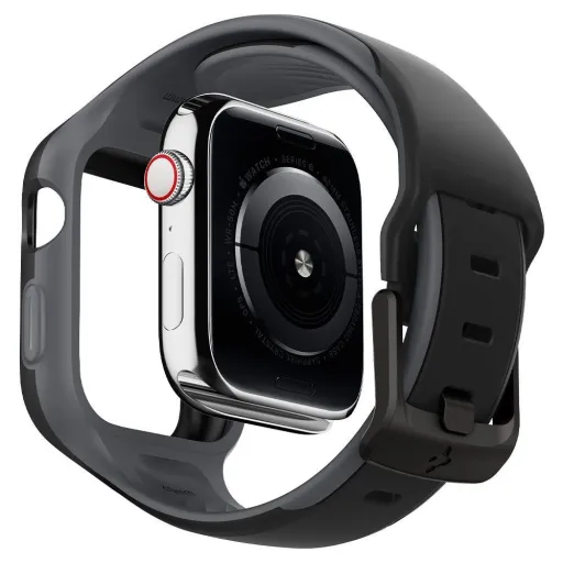 SPIGEN LIQUID AIR ”PRO” ÓRASZÍJ APPLE WATCH 3/4/5/6/7/8/SE (38/40/41 mm) FEKETE (AMP02020)