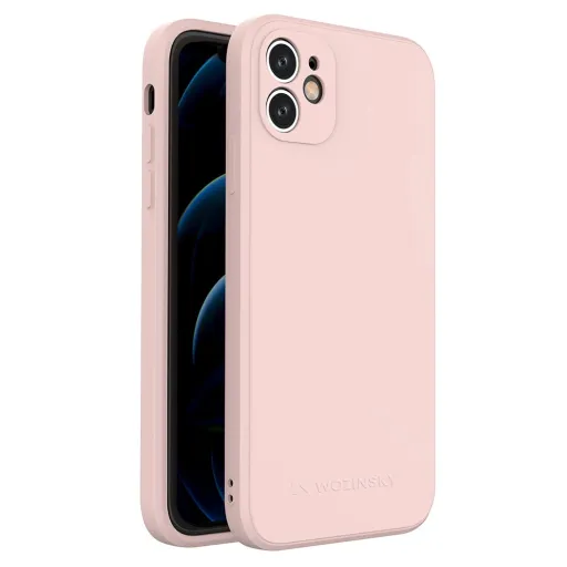 Wozinsky Color Case szilikon tok iPhone 11 pink