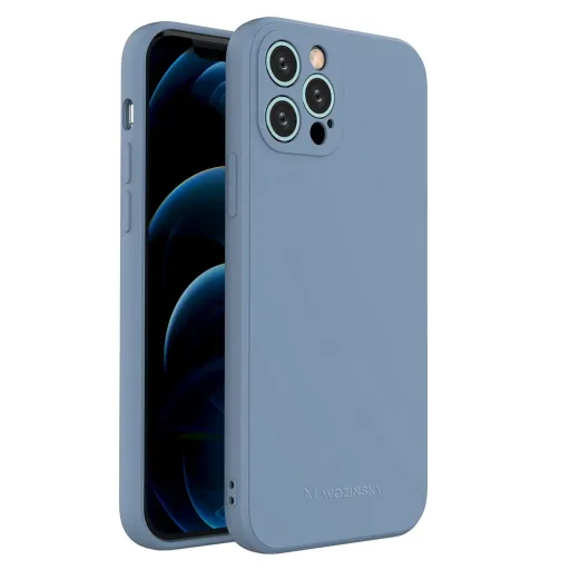 iPhone 12 Pro Wozinsky Color Case szilikon tok kék iPhone 12 Pro Wozinsky Color Case szilikon tok kék