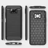 Carbon szénszál mintájú TPU tok XIAOMI POCO X3 fekete - 2. kép