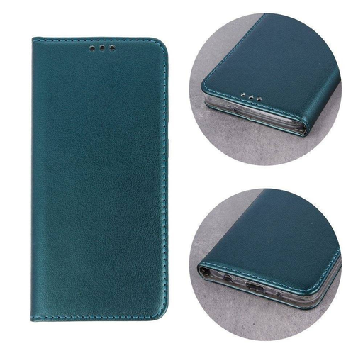 Eco Leather mágneses fliptok XIAOMI REDMI NOTE 10 sötétzöld Eco Leather mágneses fliptok XIAOMI REDMI NOTE 10 sötétzöld