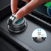 Joyroom mini 2xUSB aljzattal USB 45W 5A szivargyújtós autós töltő QC 3.0 AFC SCP szürke (C-A36) - 3. kép