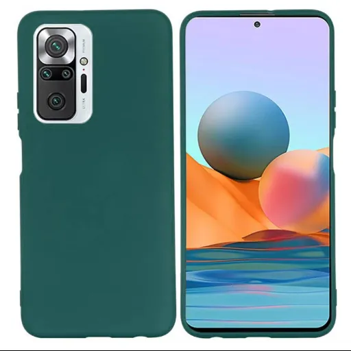 Szilikon flexibilis tok XIAOMI REDMI NOTE 10 PRO stötézöld