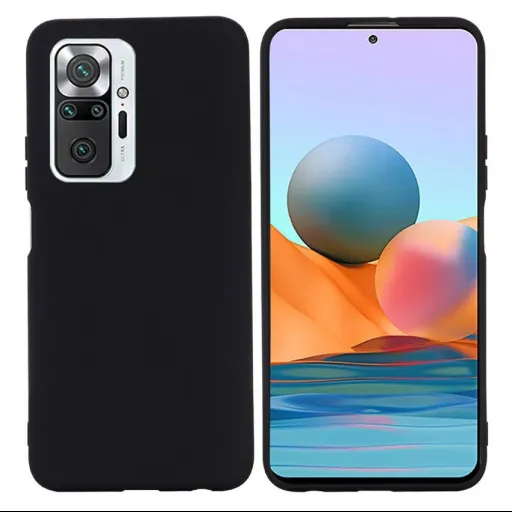 Szilikon flexibilis tok XIAOMI REDMI NOTE 10 PRO fekete