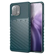 Thunder flexibilný TPU obal poskytujúci zvýšenú ochranu pre Xiaomi Mi 11 zelený Thunder flexibilný TPU obal poskytujúci zvýšenú ochranu pre Xiaomi Mi 11 zelený