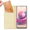 Xiaomi Redmi Note 10 / Redmi Note 10S Dux Ducis Skinpro fliptok arany - 0. kép
