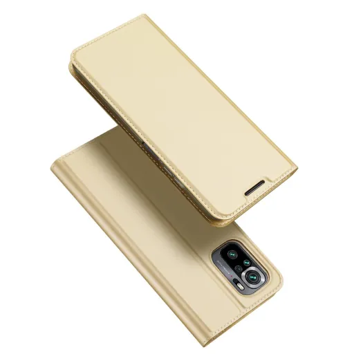 Xiaomi Redmi Note 10 / Redmi Note 10S Dux Ducis Skinpro fliptok arany Xiaomi Redmi Note 10 / Redmi Note 10S Dux Ducis Skinpro fliptok arany