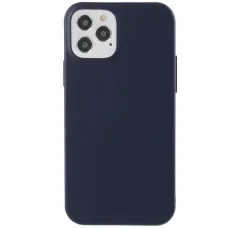 iPhone 12/ 12 Pro Soft Jelly szilikon tok sötétkék