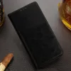 Huawei P30 Book Special bőr fliptok fekete - 1. kép